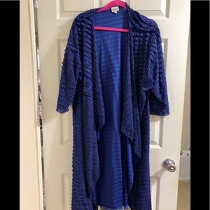 Blue Ruffle LuLaRoe Shirley